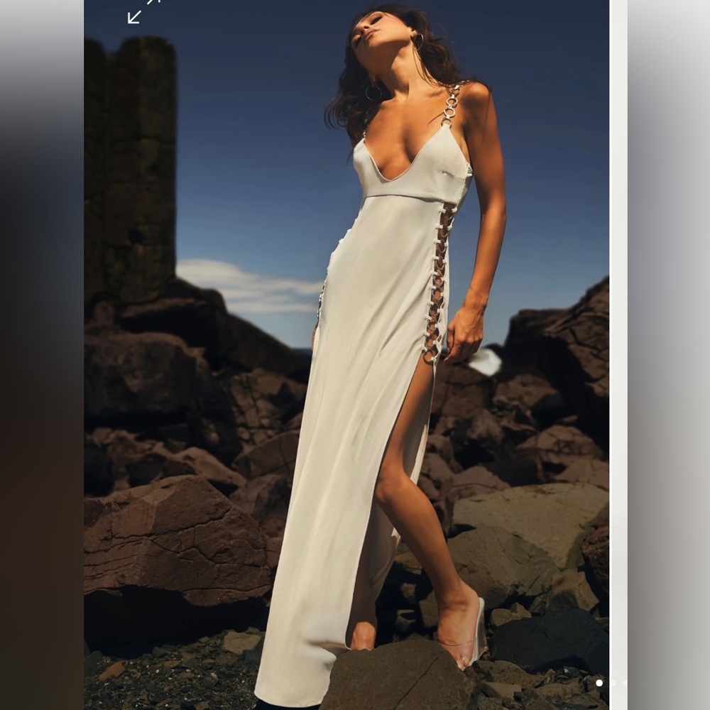 Meshki Farren ring maxi dress